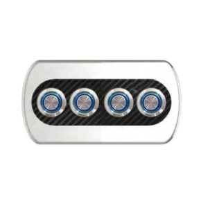 4'lü Krom Switch Panel Sigortalı Korna Butonlu