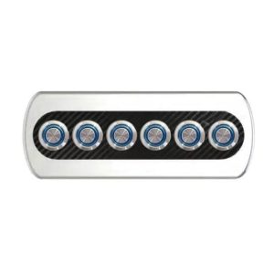 6'lı Krom Switch Panel Sigortalı Korna Butonlu
