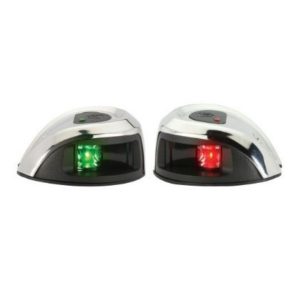 Attwood LED İskele Sancak Feneri Krom İkili 12V