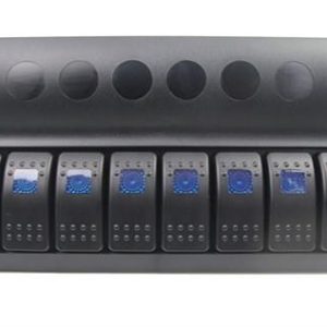 Bfy 8'li Switch Panel,Mavi Işıklı ve Otomatik Sigortalı