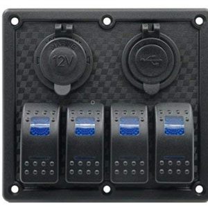 Bfy Switch Panel 4'lü Usb +cakmaklik