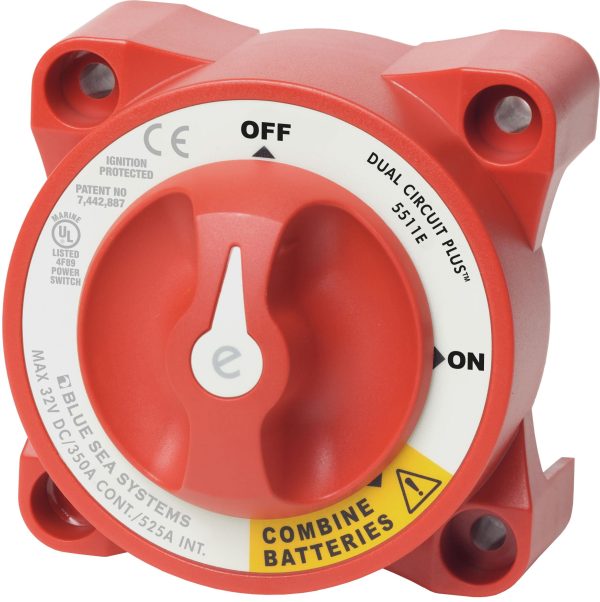 Blue Sea Systems Dual Circuit Plus Akü Şalteri 5511E