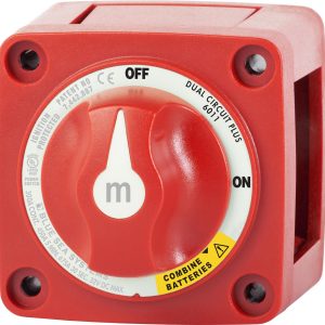 Blue Sea Systems Mini Dual Circuit Plus Akü Şalteri 6011