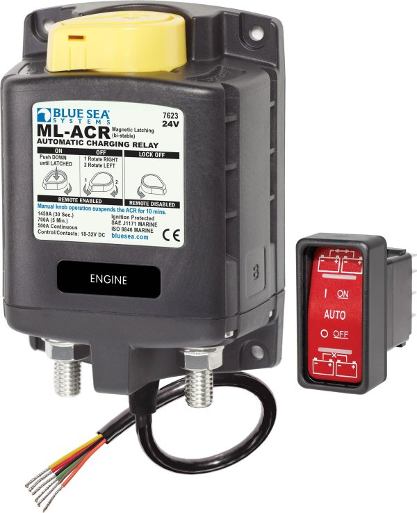Blue Sea Systems ML-ACR Otomatik Şarj Rölesi 24V/500A 7623