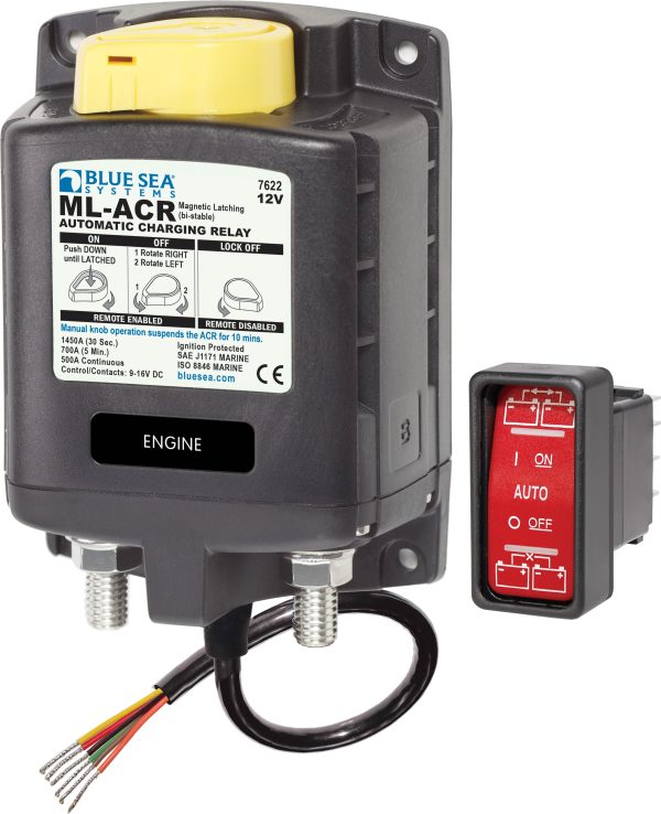 Blue Sea Systems ML-ACR Otomatik Şarj Rölesi 12V/500A 7622