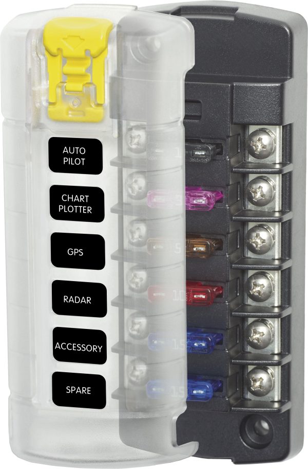Blue Sea Systems ST Blade 6'lı Sigorta Bloğu 5035