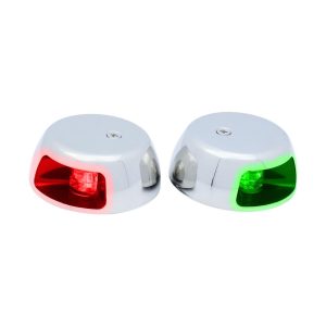 Burun İskele Sancak Feneri Krom Takım 12V Led