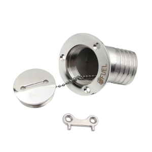 Fuel Dolum Kapağı Eğimli Krom 38mm