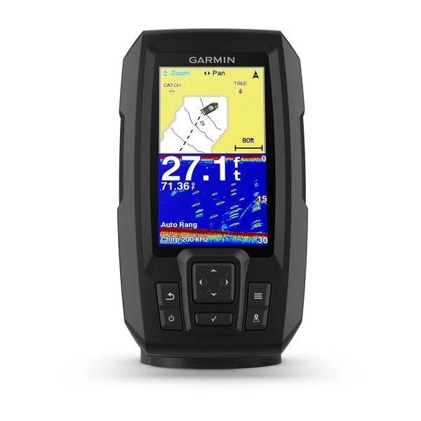Garmin Striker Plus 4 balık bulucu 4.3 inç ekran önden görünüm