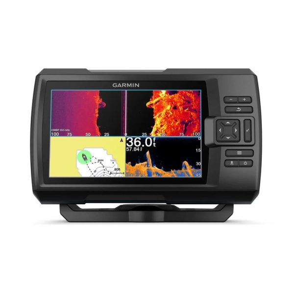 Garmin Striker Vivid 7sv balık bulucu 7 inç renkli ekran önden görünüm