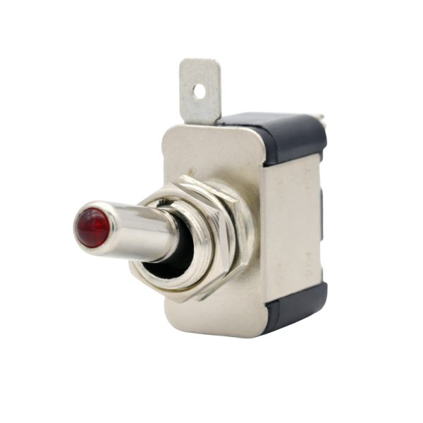 Labarka Kırmızı Işıklı Düğme On-Off 12V 20A
