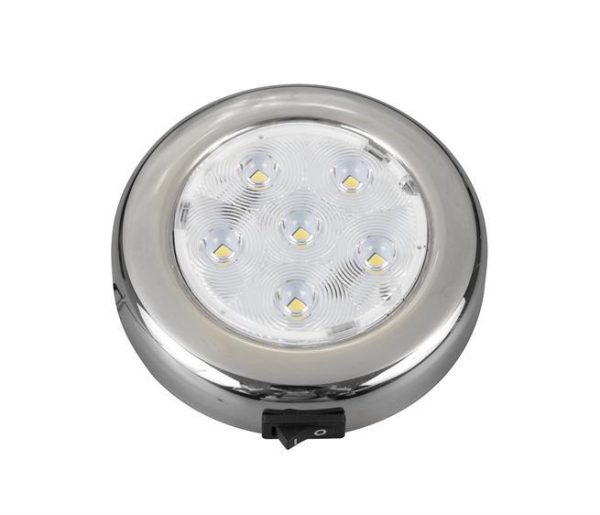 Labarka Düğmeli Tavan Lambası 6 LED'li 12V 10cm Gün Işığı