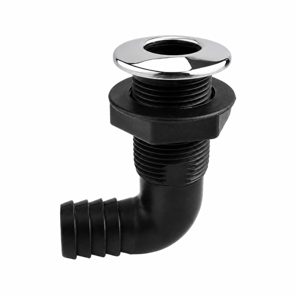 Krom Flanşlı Dirsekli Sintine Çıkışı 3/4'' (19 mm)
