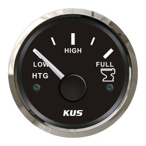 KUS Atık Su Göstergesi Siyah 240–33 Ohm 12/24V 52mm