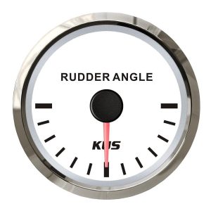 KUS Dümen Açı Göstergesi Beyaz 12/24V 52mm