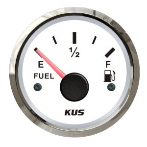 KUS Yakıt Göstergesi Beyaz 0–190 Ohm 12/24V 52mm