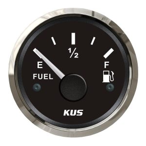 KUS Yakıt Göstergesi Siyah 33–240 Ohm 12/24V 52mm