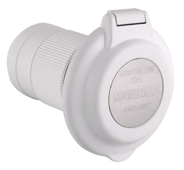 Marinco 220V Yuvarlak Sahil Besleme Prizi 16A