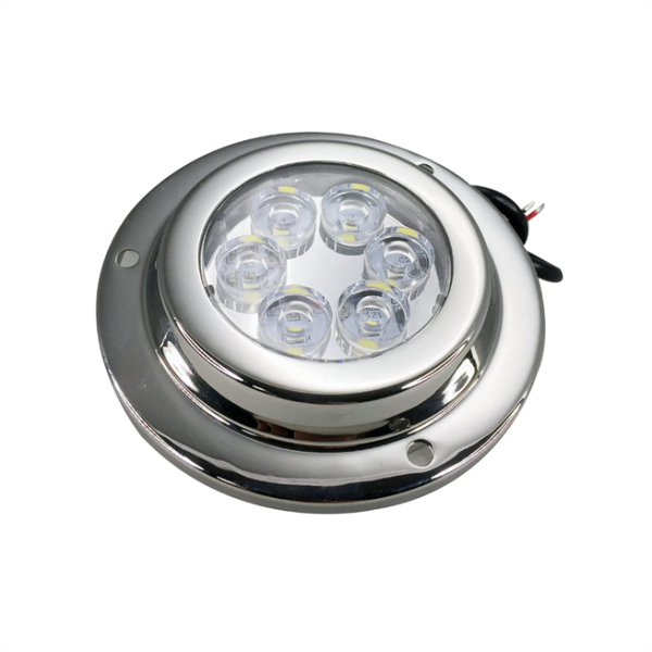 Su Altı Lambası 6 Ledli Yuvarlak 12-30V Mavi