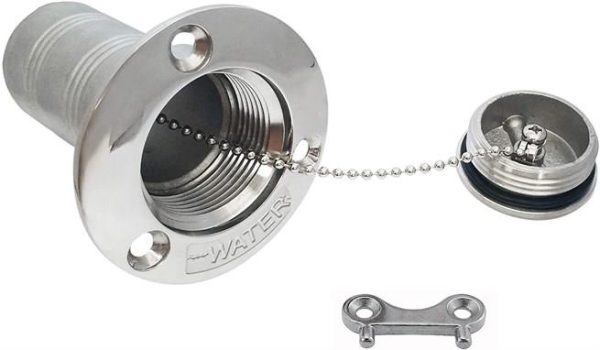 Su Dolum Kapağı 38mm Krom Marin