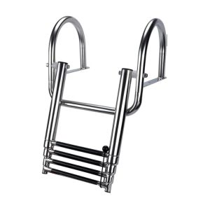 Tutamaklı Teleskopik Merdiven 4 Basamaklı 30x102x16 cm