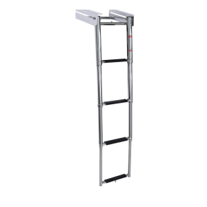 Teleskopik Merdiven 4 Basamaklı Platform Altı Kızaklı 254x1150 mm