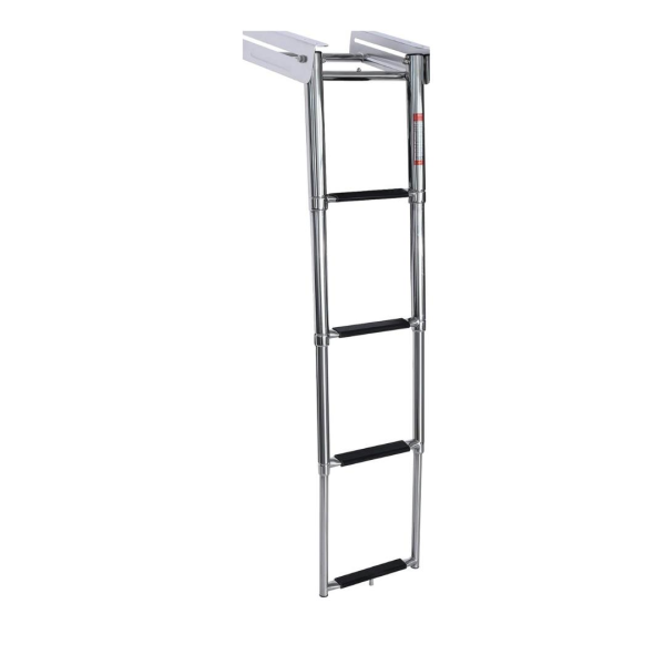 Teleskopik Merdiven 4 Basamaklı Platform Altı Kızaklı 254x1150 mm
