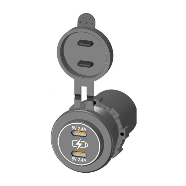 Type - C Soketi 2'li 12/24V