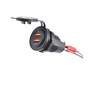 USB Soketi ikili 2.4A+QC3.0 12-24V