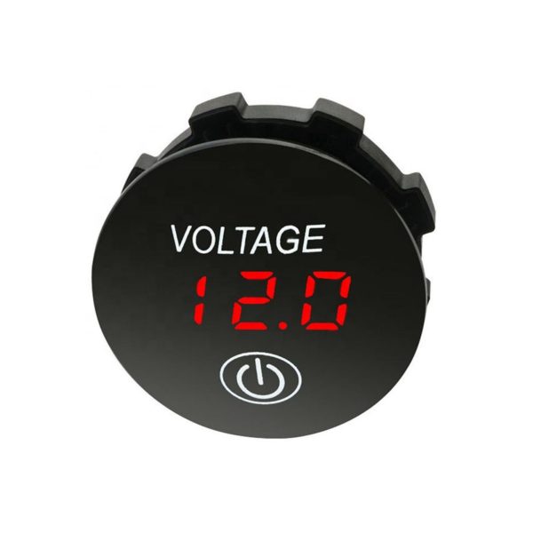 Labarka Voltmetre Soketi 12/24V Kırmızı