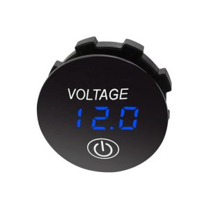 Labarka Voltmetre Soketi 12/24V Mavi