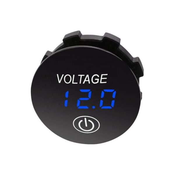 Labarka Voltmetre Soketi 12/24V Mavi